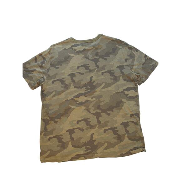 American Eagle T-Shirt Men’s Medium Camo Green Super Soft Standard Fit Casual - Picture 3 of 3